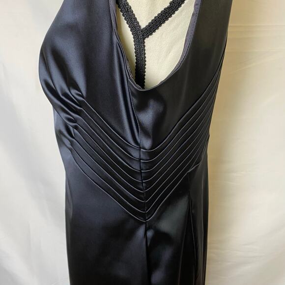 Escada Women's Sheath Cocktail Dress Size EU 40 Navy Fitted Midi Evening Dress - Picture 5 of 13